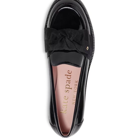 Kate Spade New York Women's Leandra Slip On Loafer High Heel Pumps Black - Picture 2 of 16